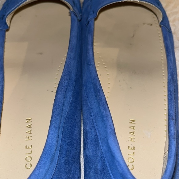 Cole Haan Women's Evelyn Driver Driving Style Loafer, Bright Cobalt Leather, 11B - Picture 4 of 10